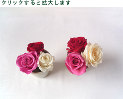 プリザーブドと生花の比較